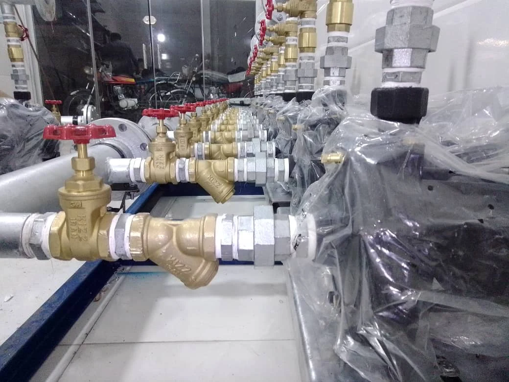 نمونه کار بوستر پمپ